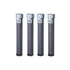 Juego de 4 patas somier 250 x 30 x 30 mm
