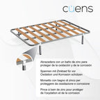 Juego de 4 patas somier 250 x 30 x 30 mm